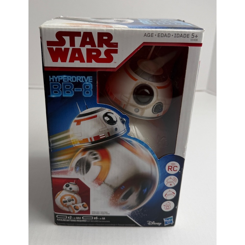 Hasbro Star Wars Hyperdrive BB-8 RC Droid Remote Control Toy C1439 New Sealed